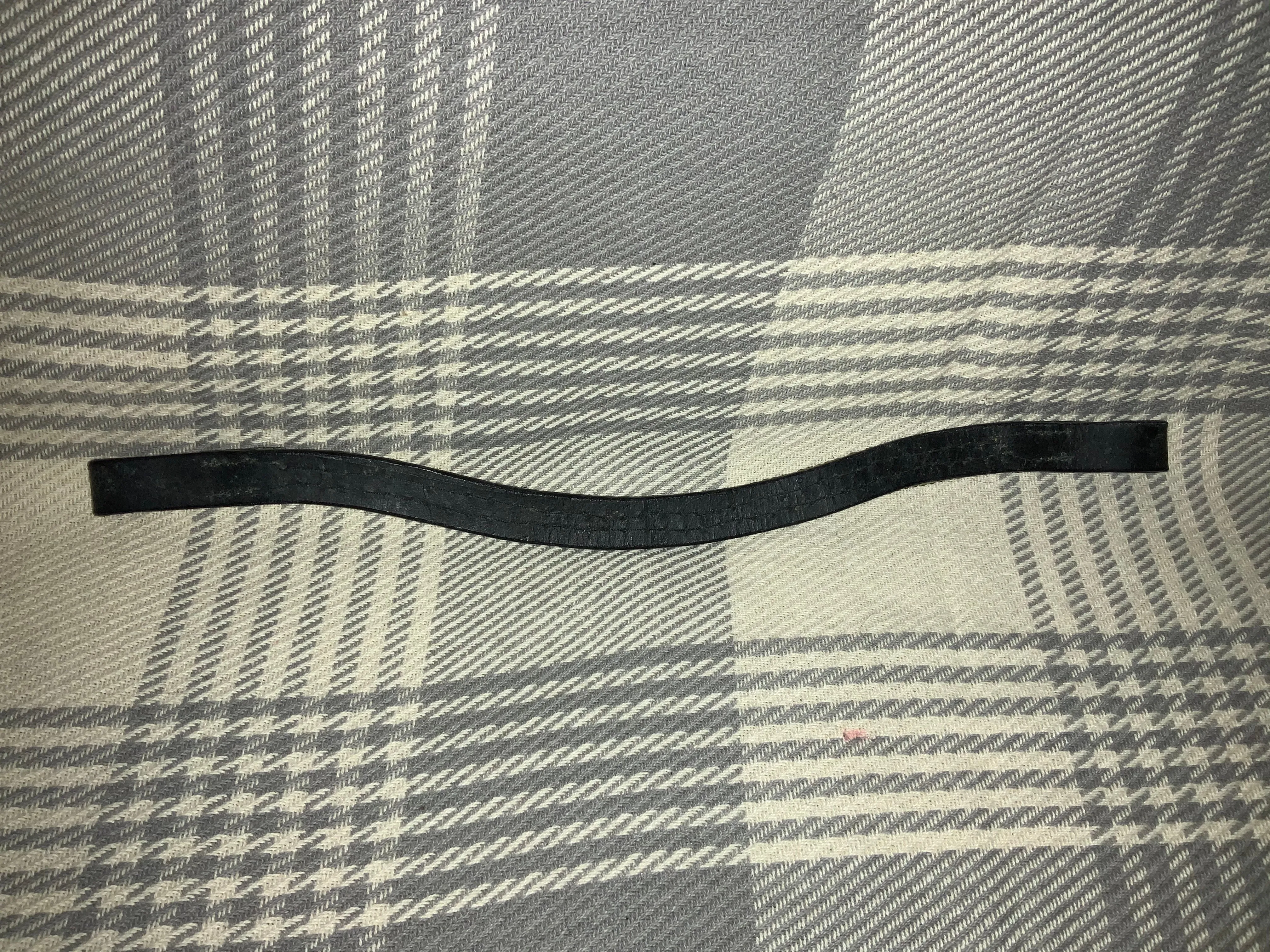 Brown pony size brown leather browband FREE POSTAGE ✅