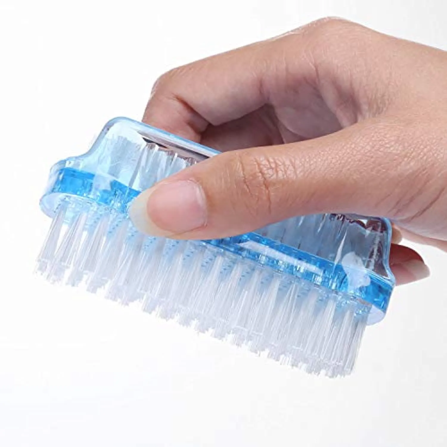BTYMS 6 Pcs Dual-sided Nail Brush Fingernail Scrub Cleaning Brushes for Toes and Nails Cleaner Hand Scrubbing Cleaning Brushes