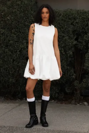 Bubble Hem Mini Dress