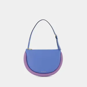 Bumper-Moon Hobo Bag - J.W. Anderson -  Blue/Lilac - Leather