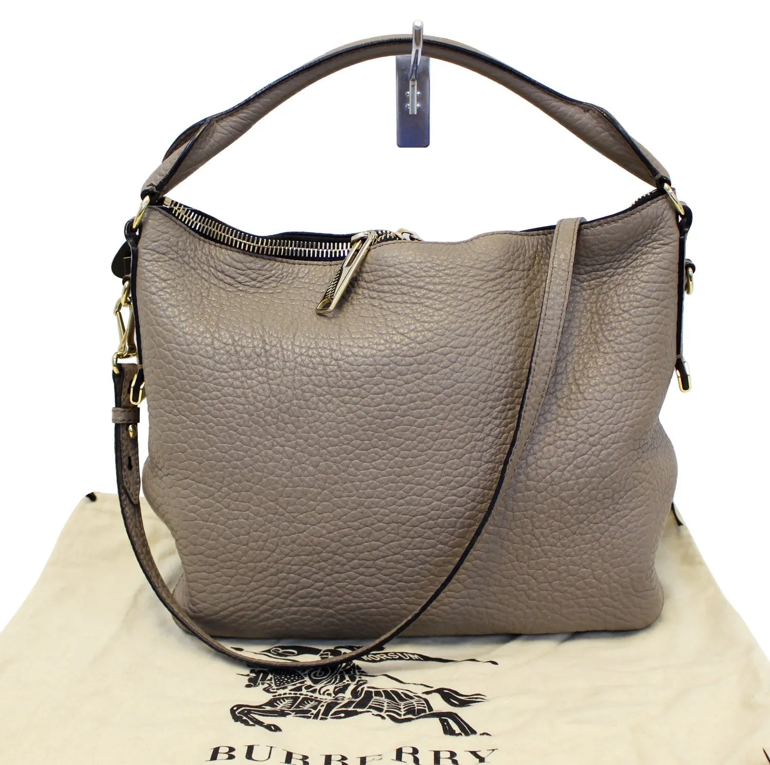 BURBERRY Heritage Grain Ledbury Hobo Bag