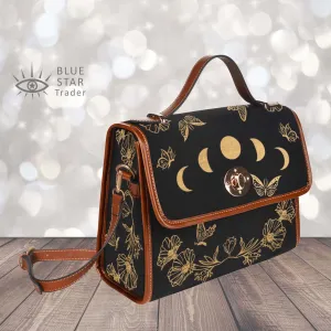 Butterfly and Moon Phases Purse