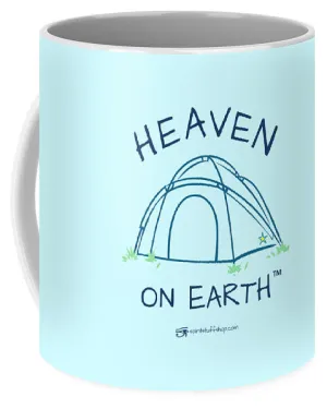 Camping/tent Heaven On Earth - Mug