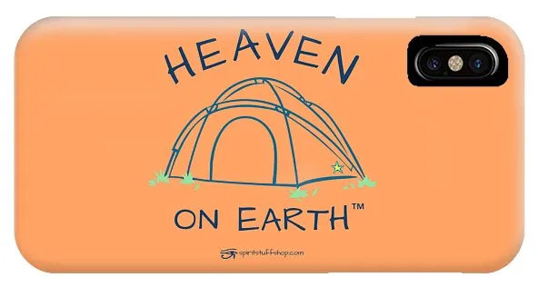 Camping/tent Heaven On Earth - Phone Case