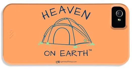 Camping/tent Heaven On Earth - Phone Case