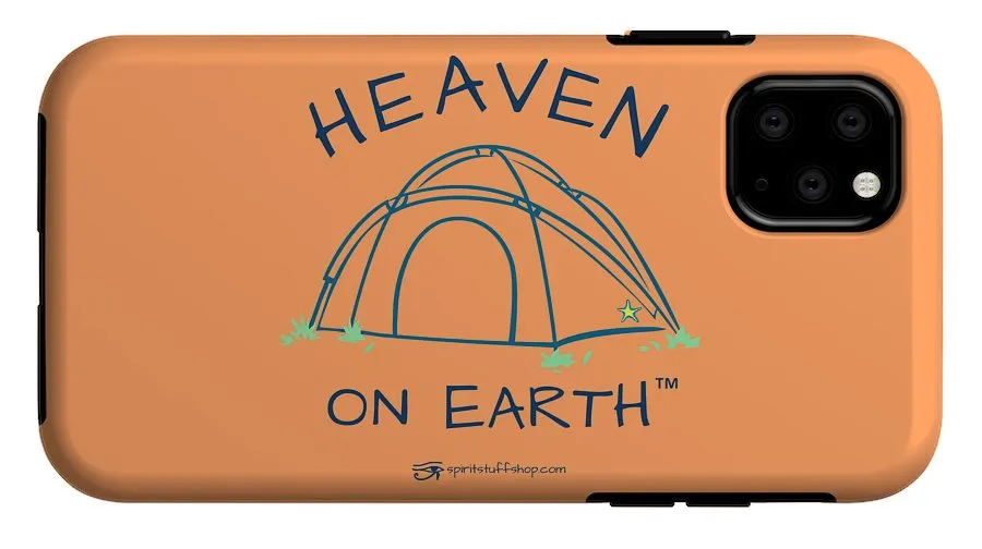 Camping/tent Heaven On Earth - Phone Case