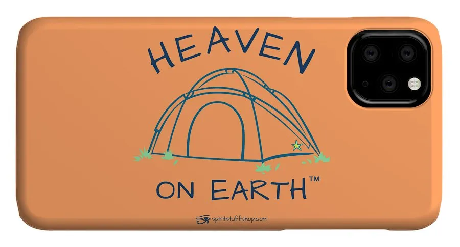 Camping/tent Heaven On Earth - Phone Case