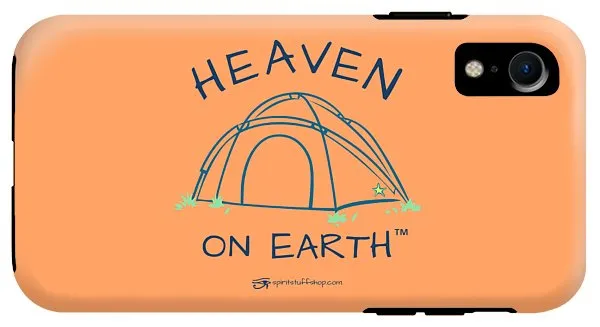 Camping/tent Heaven On Earth - Phone Case