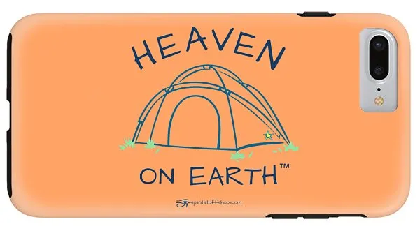 Camping/tent Heaven On Earth - Phone Case