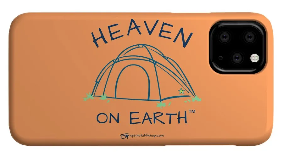 Camping/tent Heaven On Earth - Phone Case