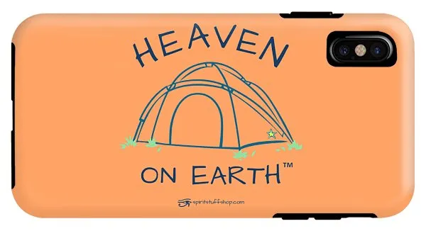 Camping/tent Heaven On Earth - Phone Case