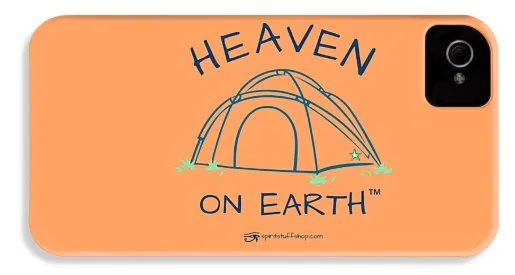 Camping/tent Heaven On Earth - Phone Case