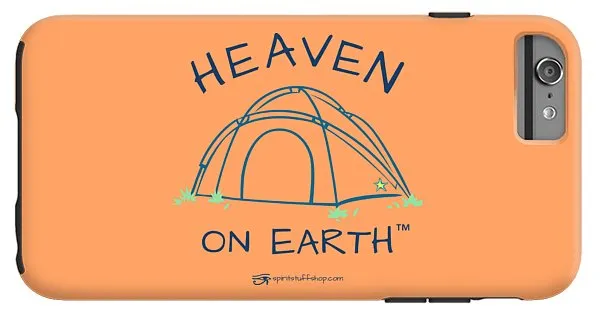 Camping/tent Heaven On Earth - Phone Case