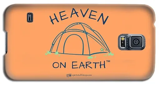 Camping/tent Heaven On Earth - Phone Case