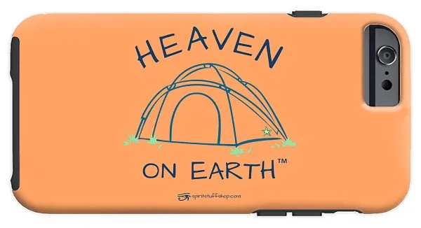 Camping/tent Heaven On Earth - Phone Case