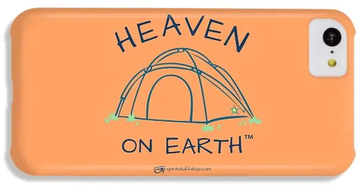 Camping/tent Heaven On Earth - Phone Case