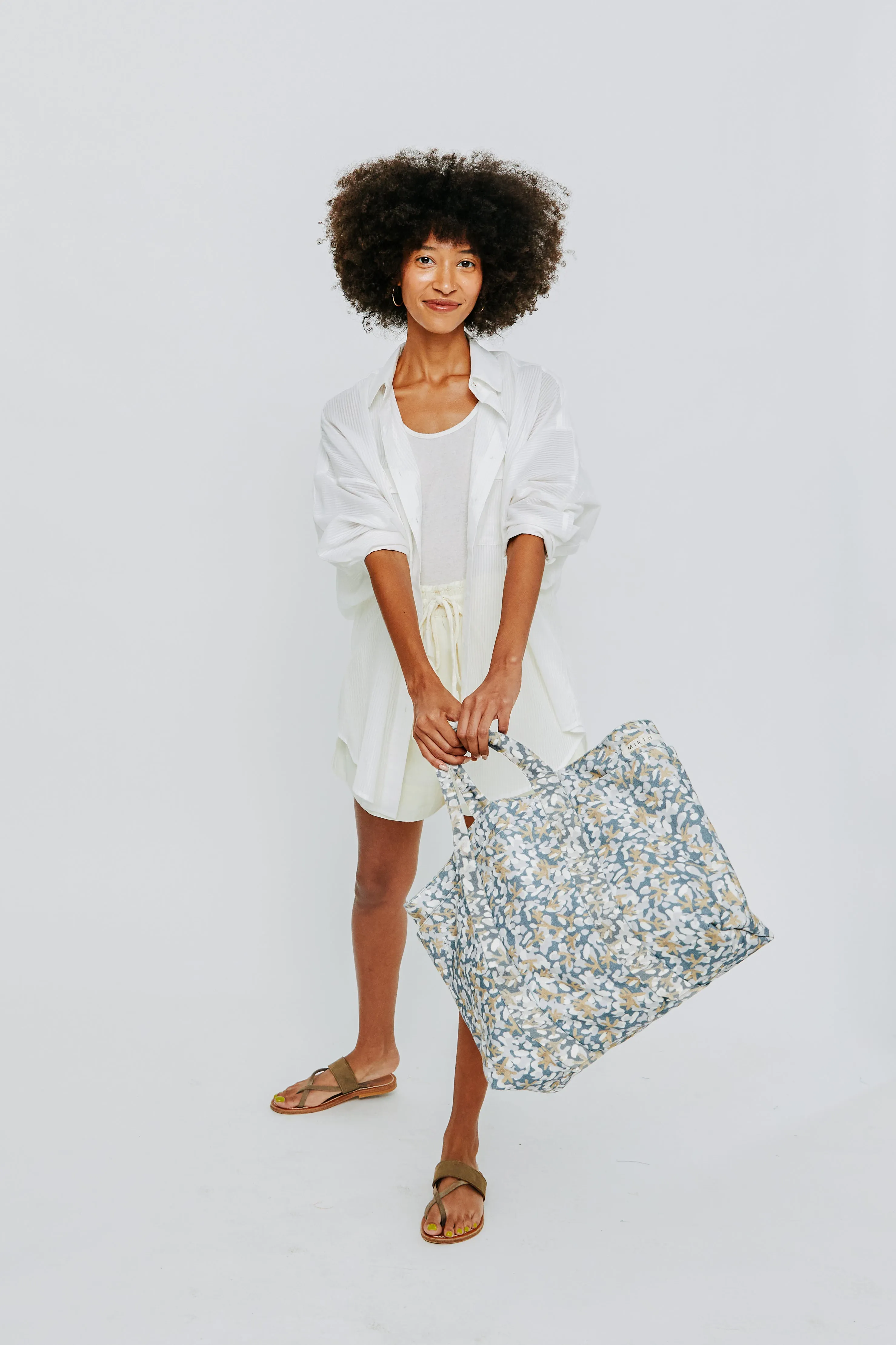 Canvas Beach Tote in Big Sky