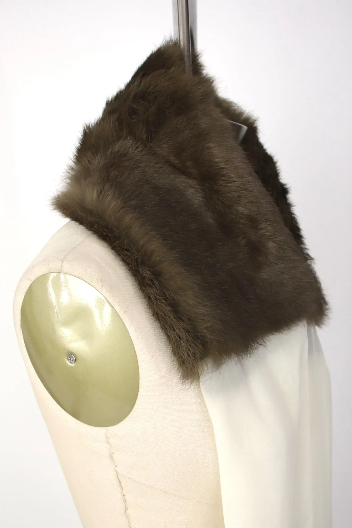 Catherine Parra Fur & Chiffon Scarf