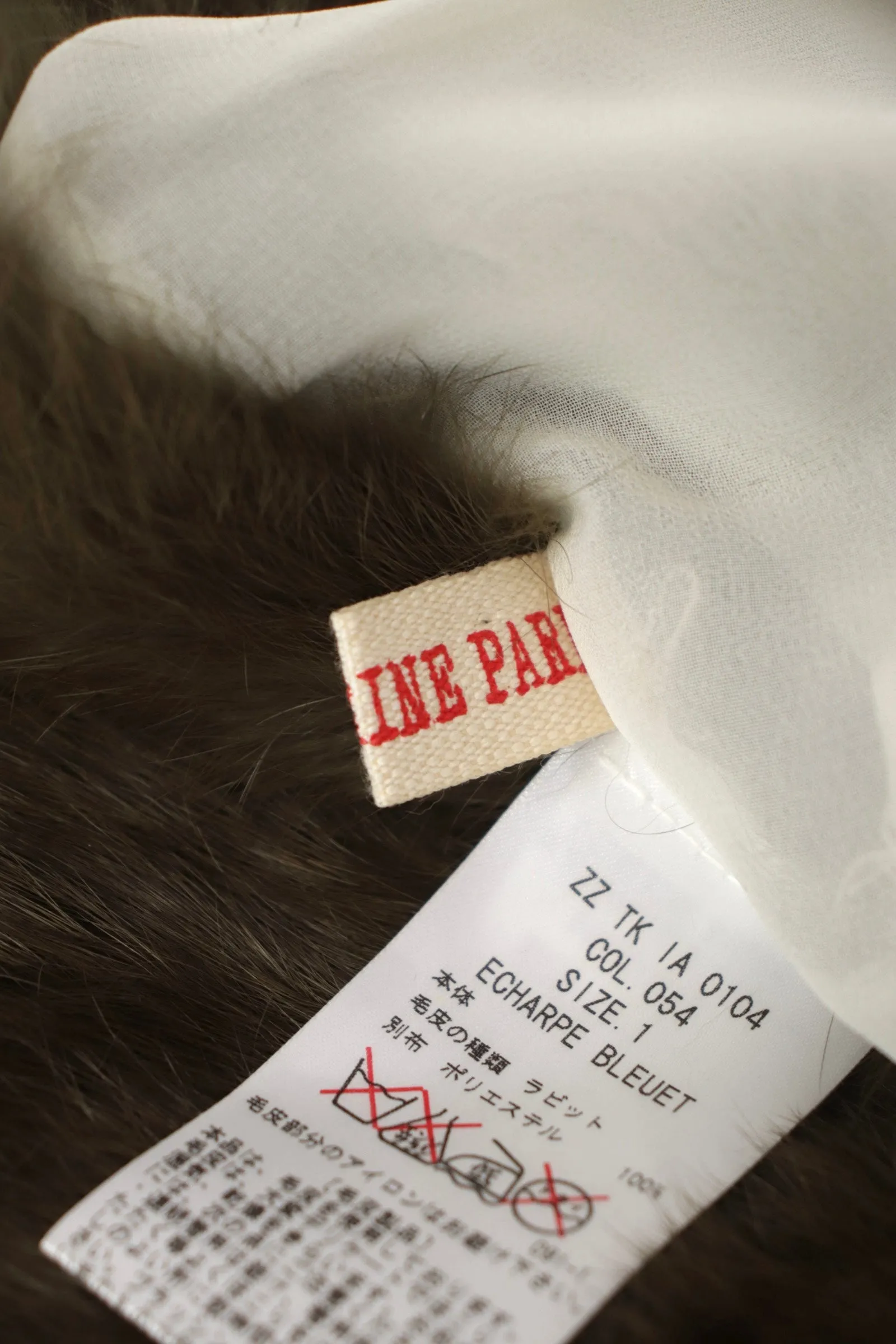 Catherine Parra Fur & Chiffon Scarf
