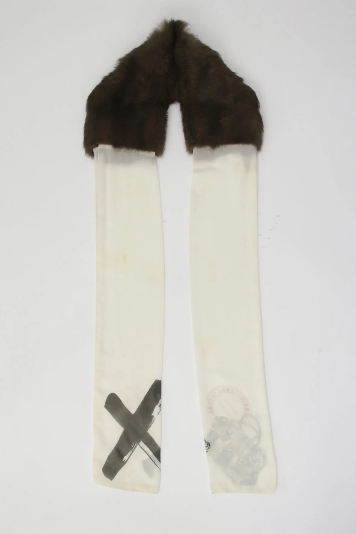 Catherine Parra Fur & Chiffon Scarf