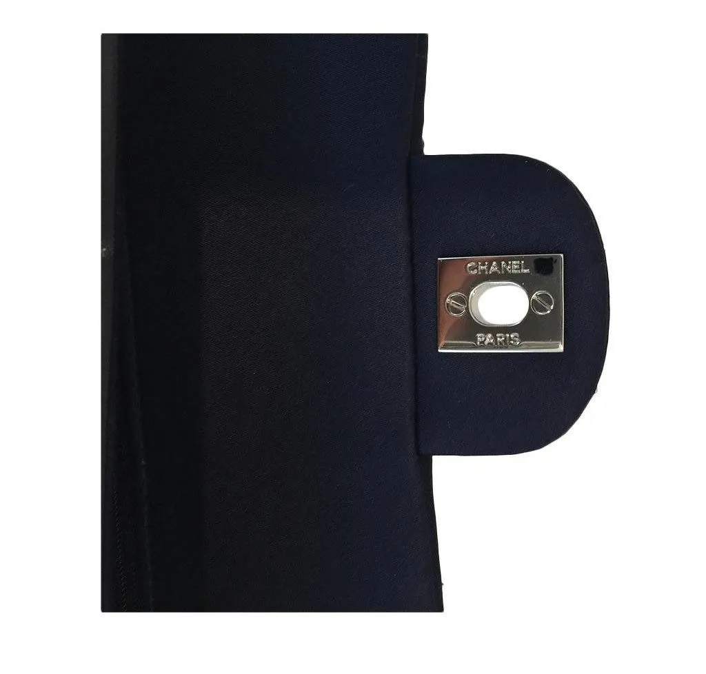 Chanel Medium Double Flap Bag Navy Blue - Limited Edition