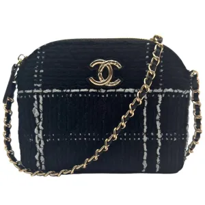CHANEL VIP Gift Mini Tweed Crossbody - Black New w/Out Tags