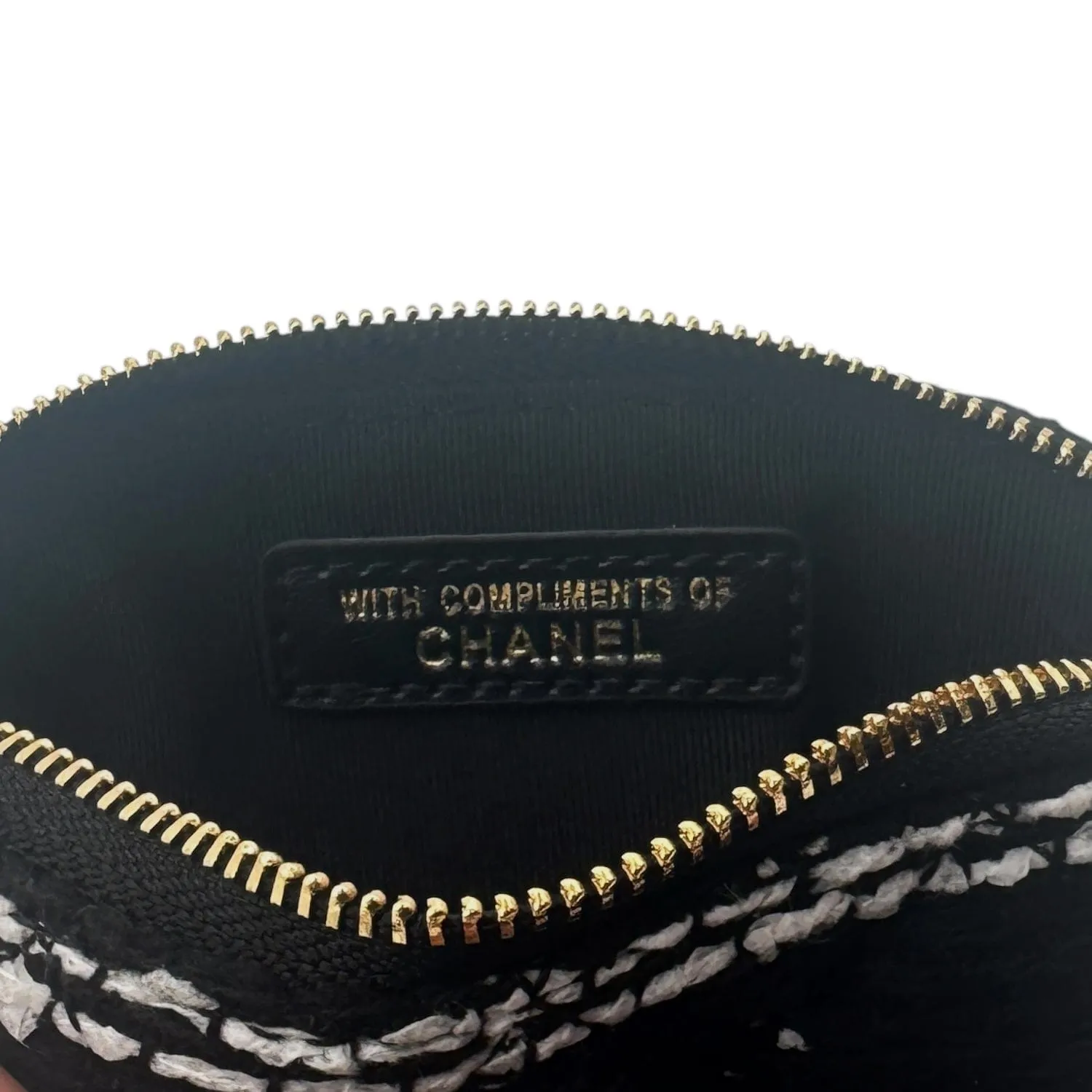 CHANEL VIP Gift Mini Tweed Crossbody - Black New w/Out Tags