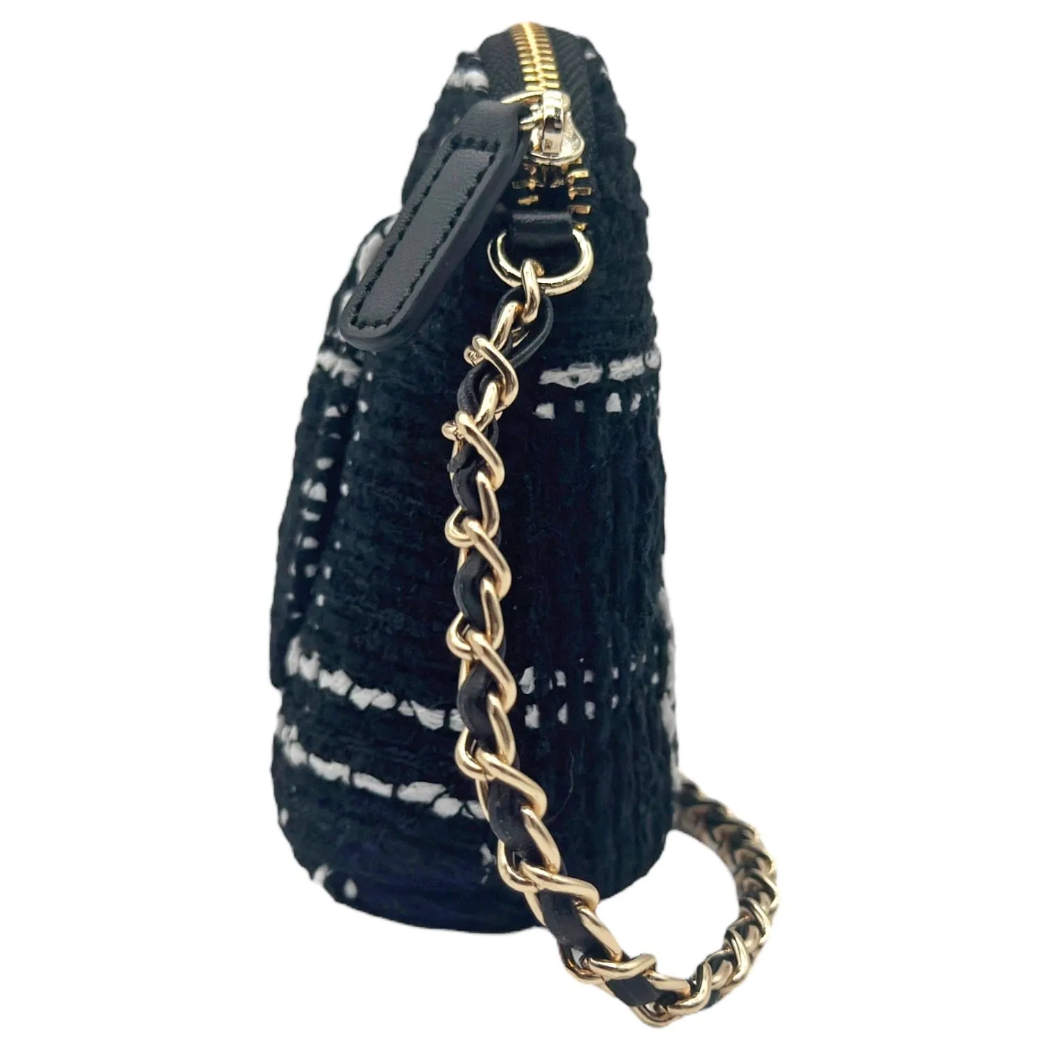 CHANEL VIP Gift Mini Tweed Crossbody - Black New w/Out Tags
