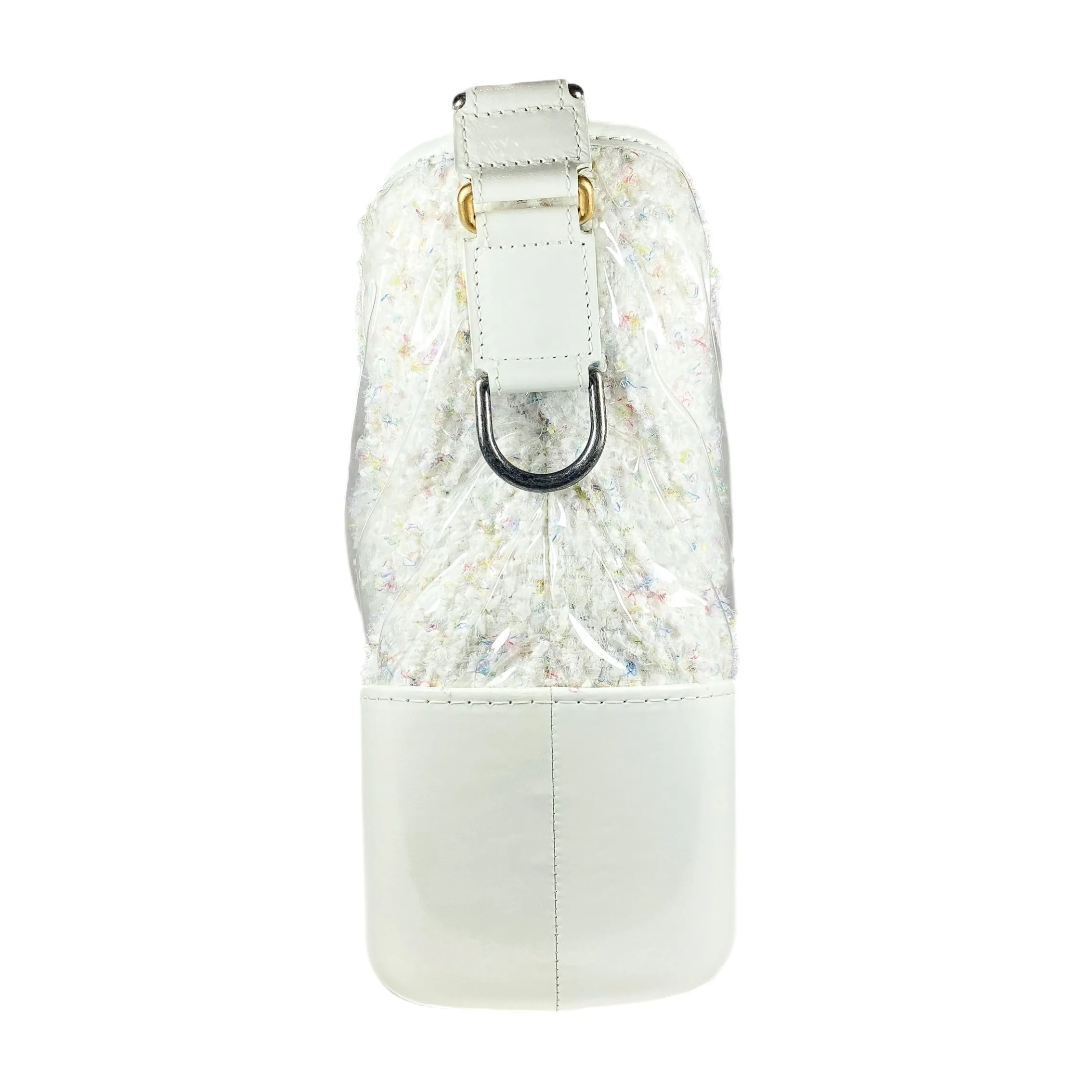 Chanel White Gabrielle Hobo Bag