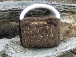 Chewy Vuiton Purse Dog Toy