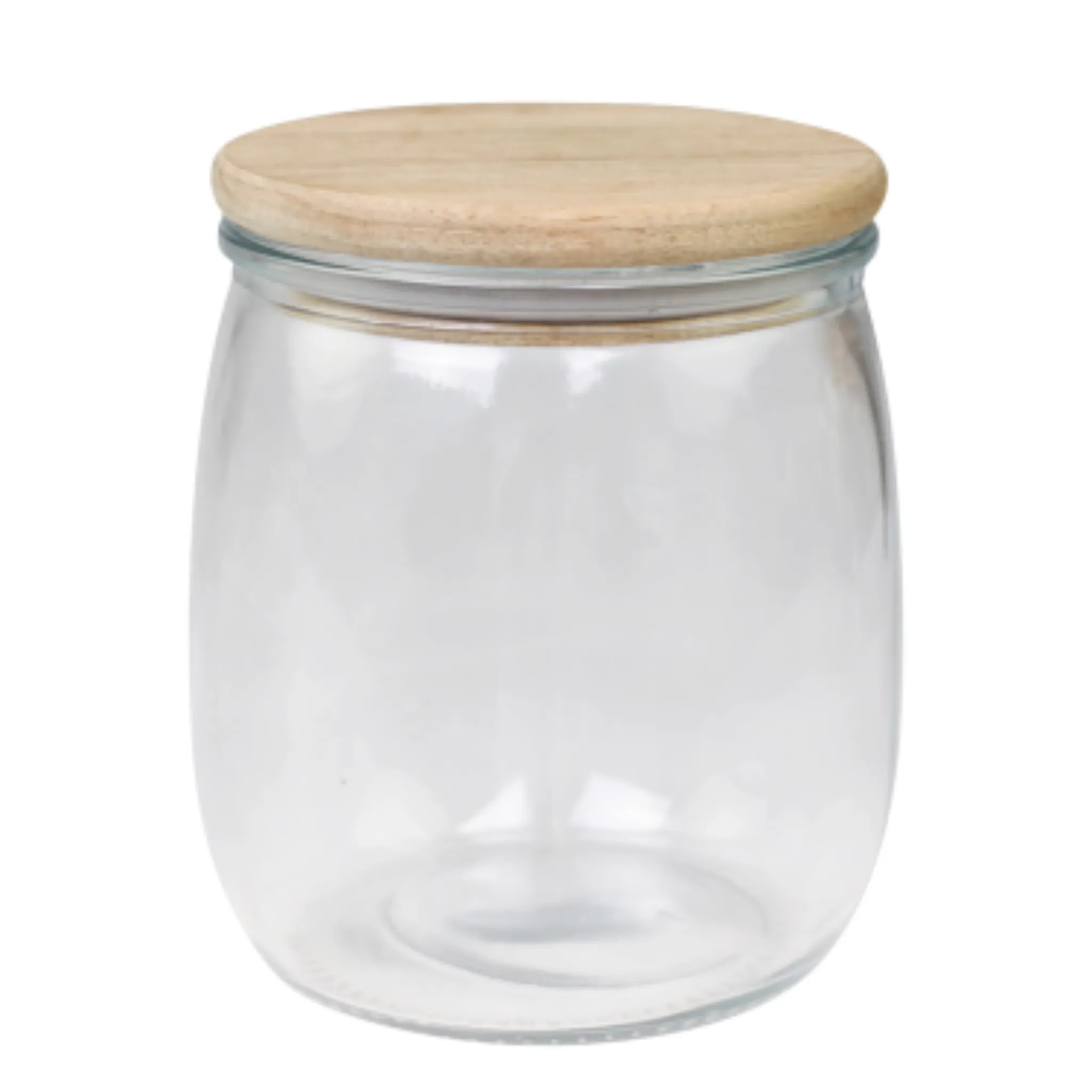 Chic Antique Opbevaringsglas med trælåg - Flere størrelser