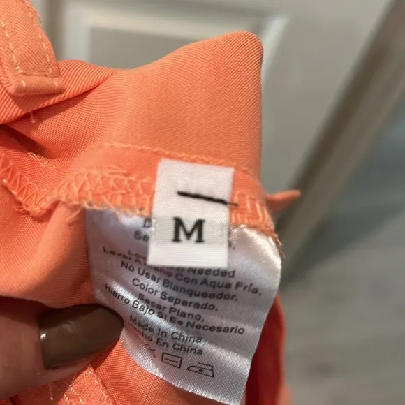Chic Orange Wide-Leg Pants