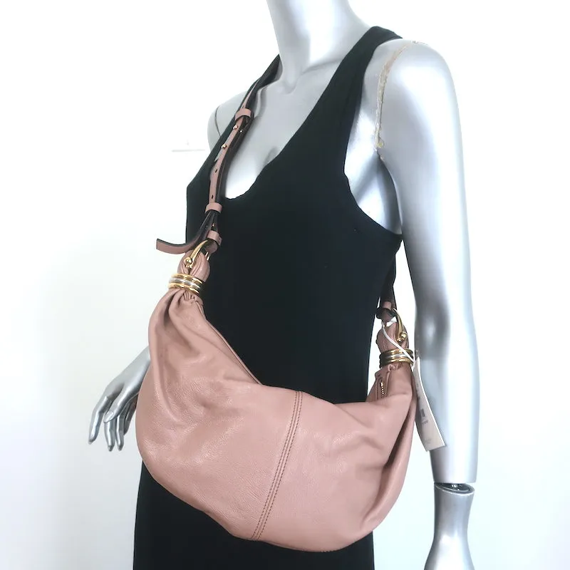 Chloe Small Bracelet Hobo Bag Woodrose Leather Crossbody NEW