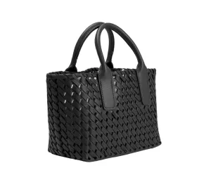 Chloe Small Tote Bag in Black | Melie Bianco