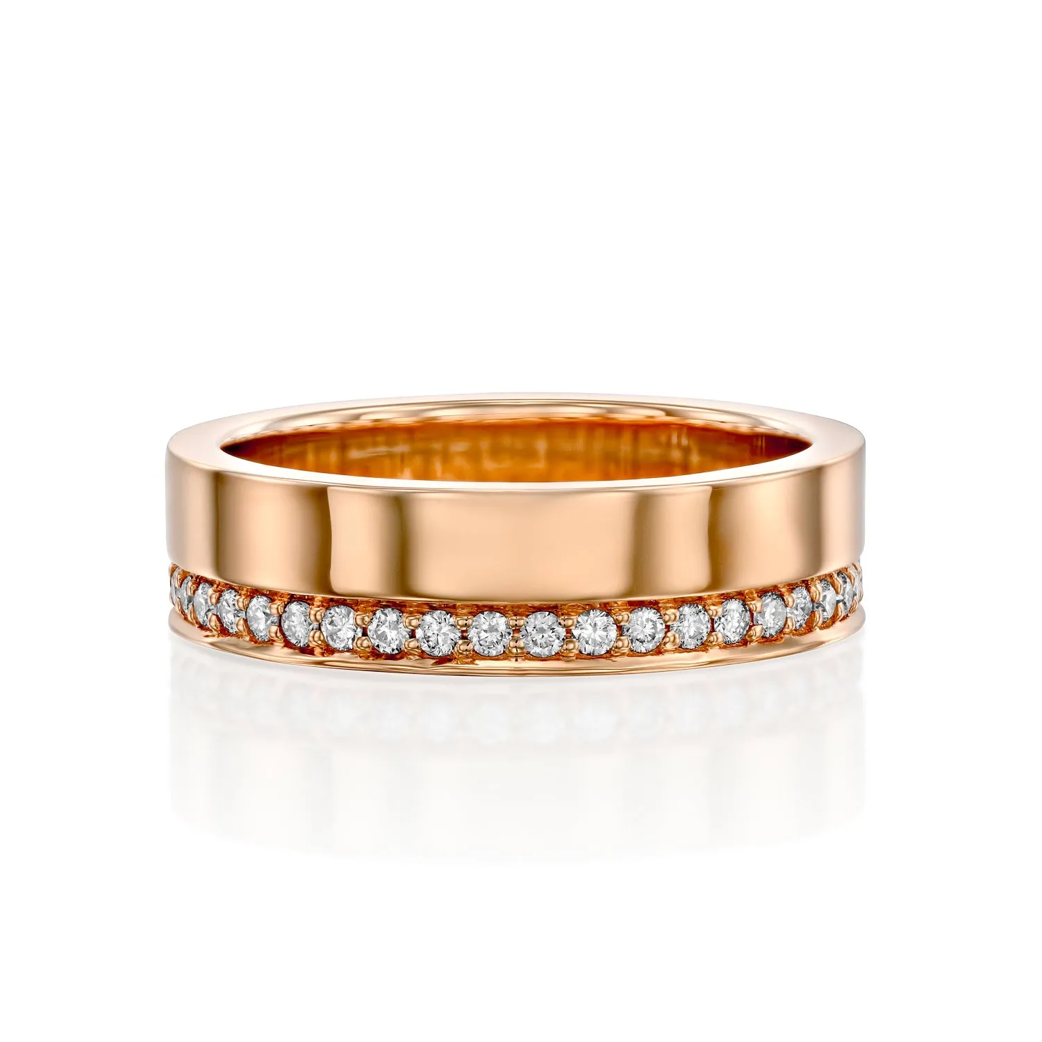 Cigar Eternity Ring- 5mm Wide