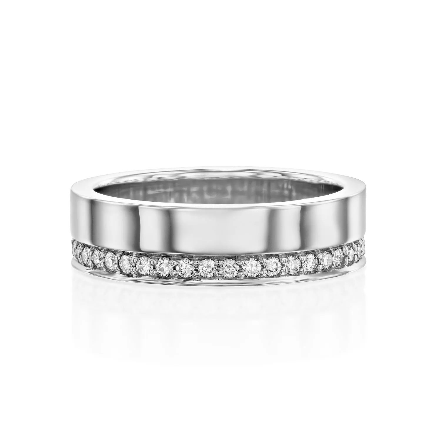 Cigar Eternity Ring- 5mm Wide