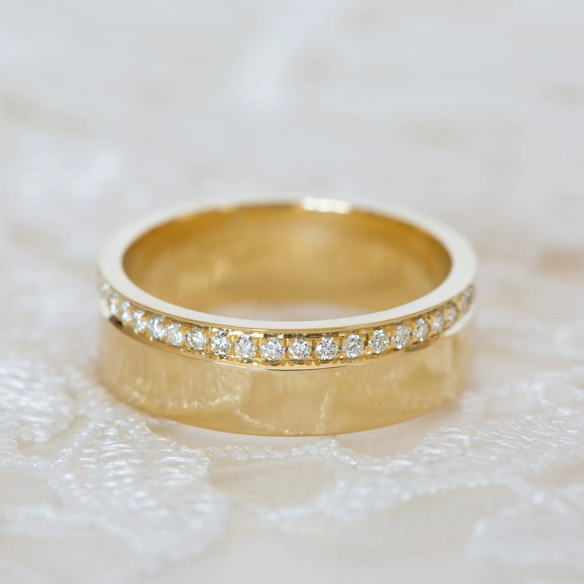 Cigar Eternity Ring- 5mm Wide