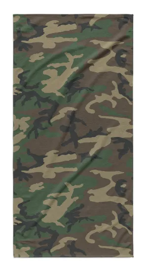 Classic Camo Oversized Beach Towel