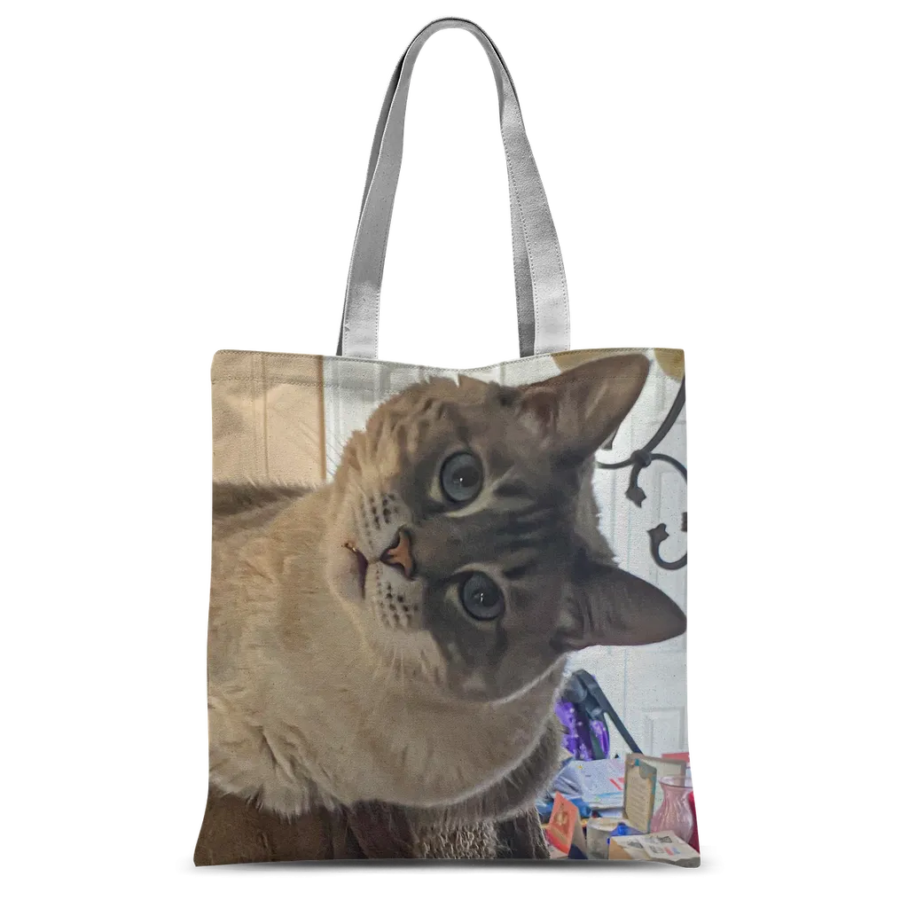 Classic Tote Bag Sublimation - Siamese Cat - Rescue Pets - Chena
