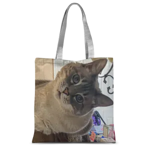 Classic Tote Bag Sublimation - Siamese Cat - Rescue Pets - Chena