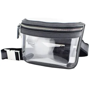 Clear Belt Bag - Cool Gray