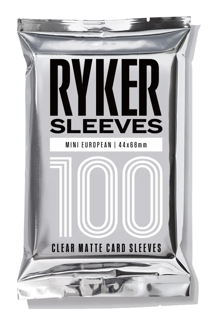 Clear Matte Mini European Card Sleeves