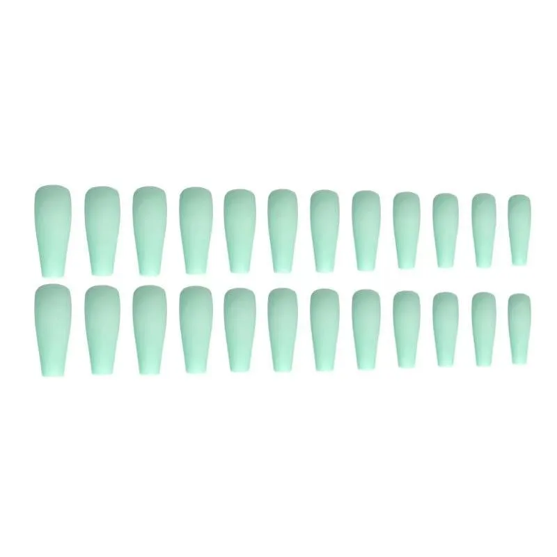 Coffin Matte Mint Green