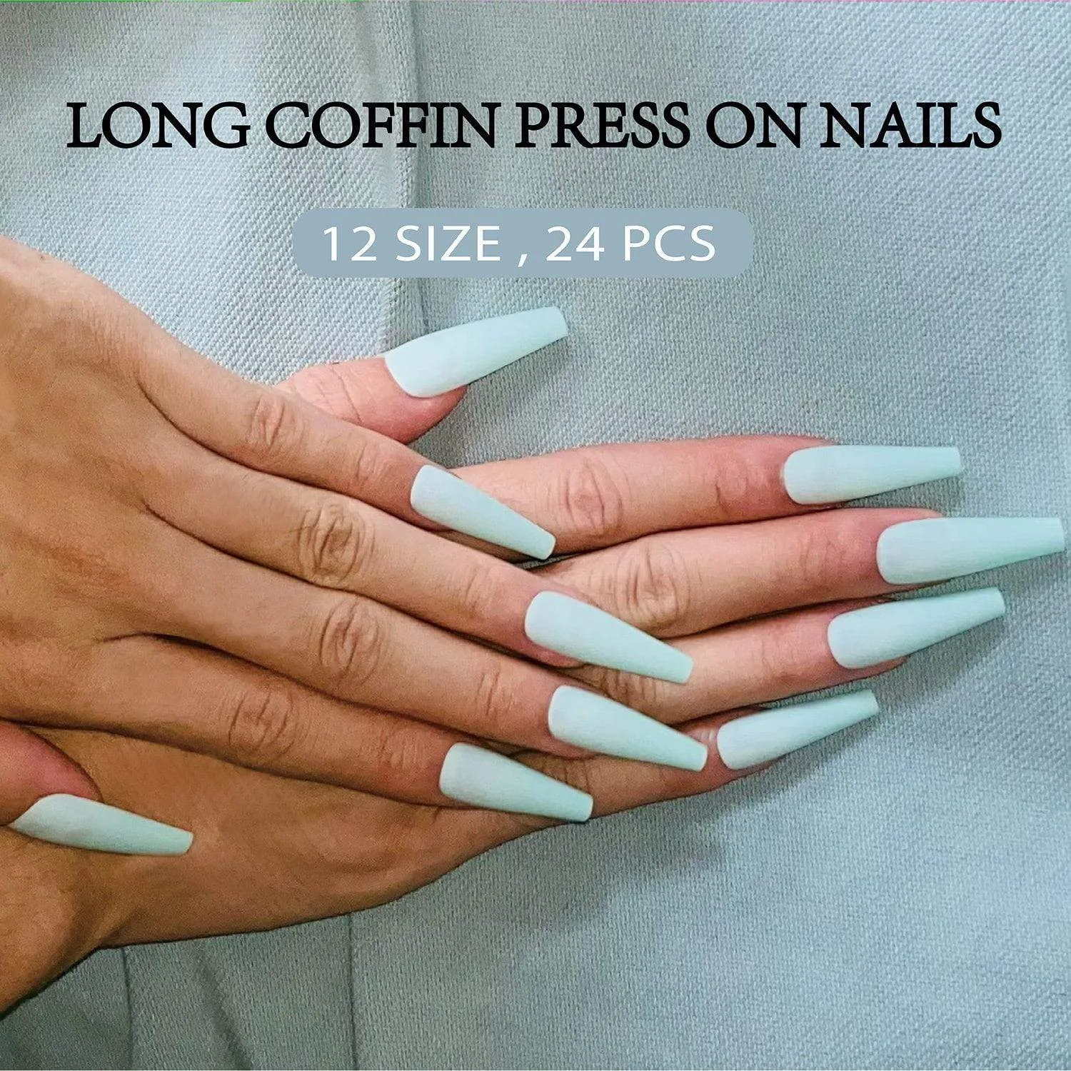 Coffin Matte Mint Green