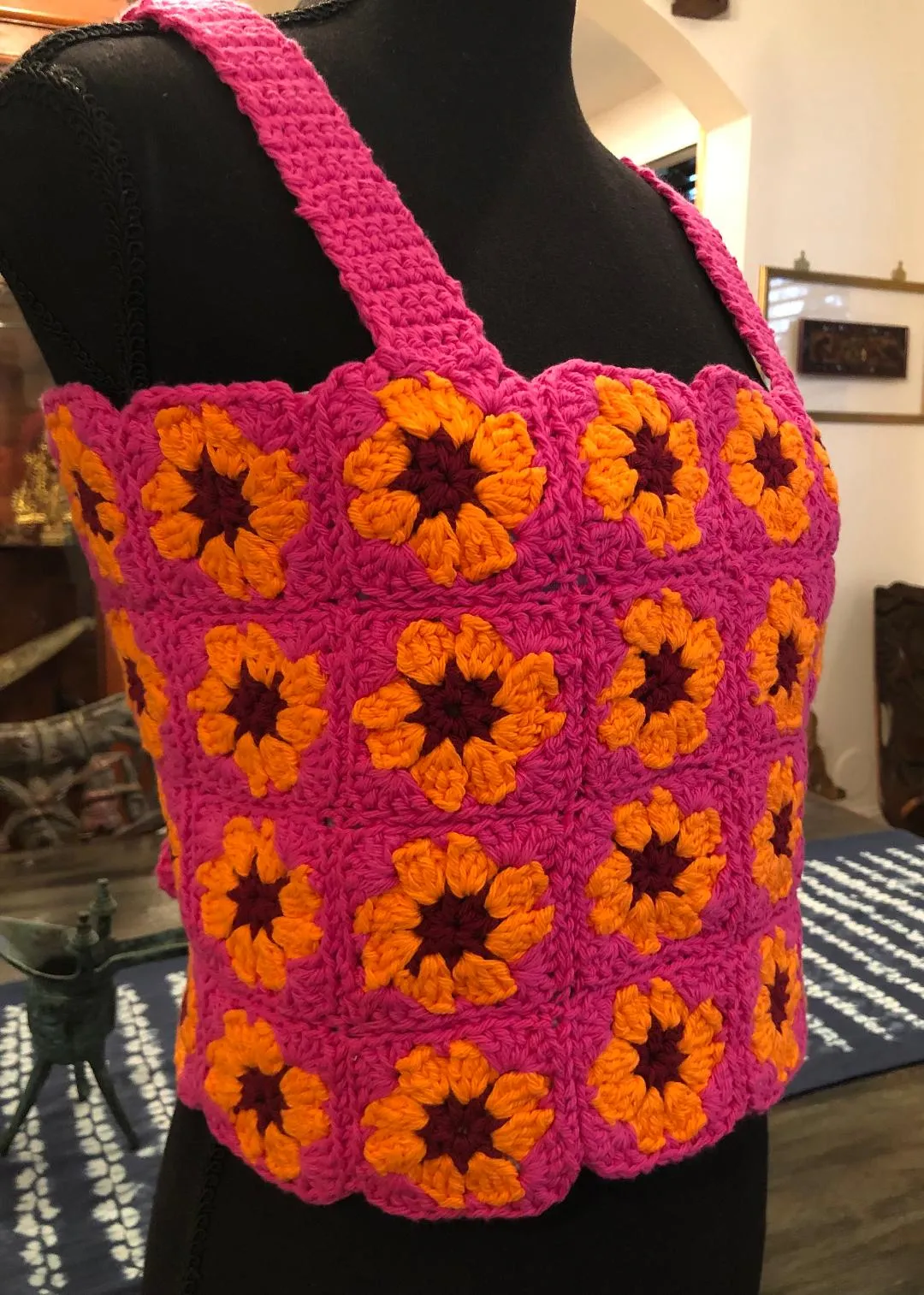 Colorful Crochet Top - 2023 Spring/Summer