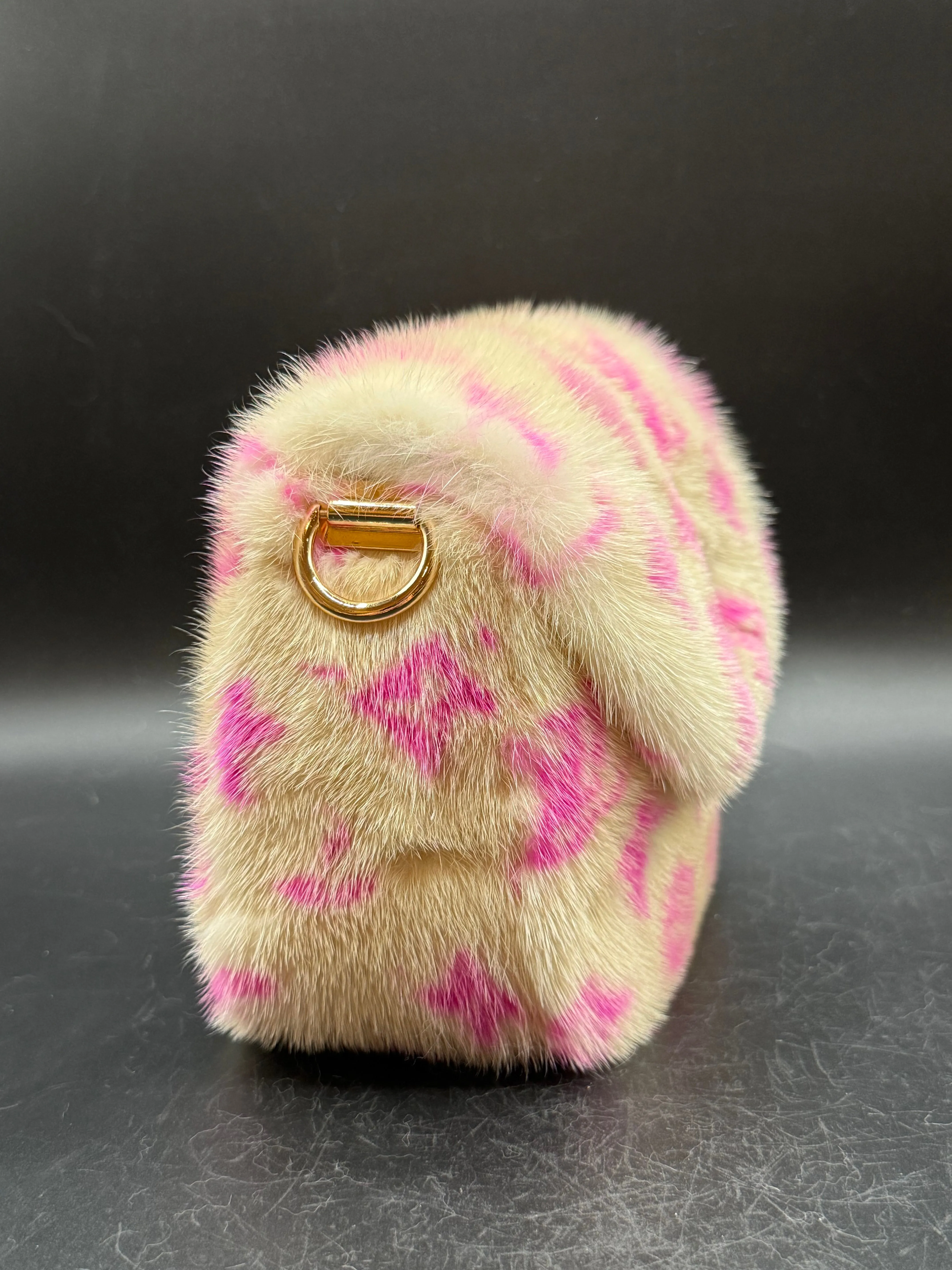 Cream and Pink Mink