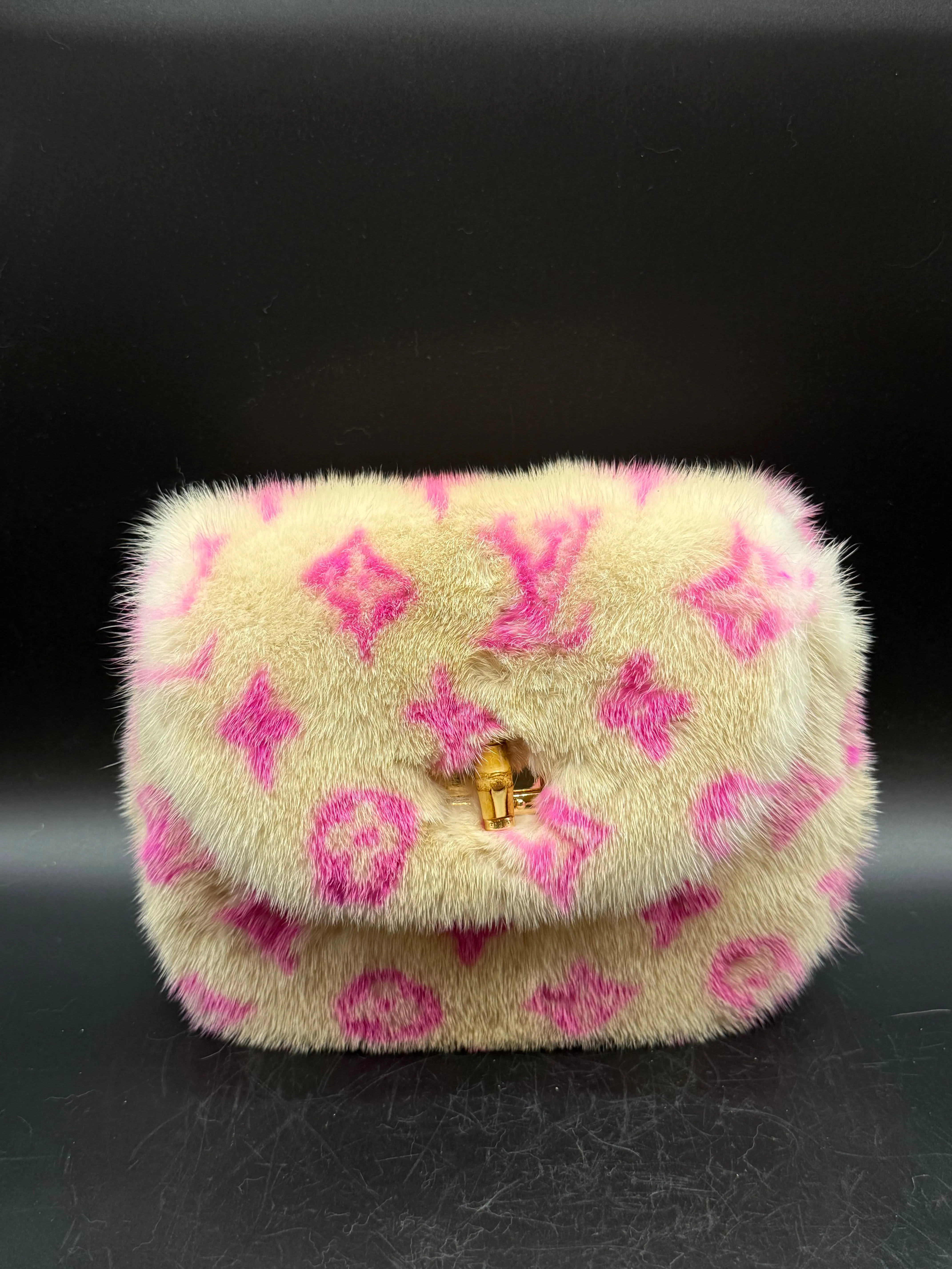 Cream and Pink Mink
