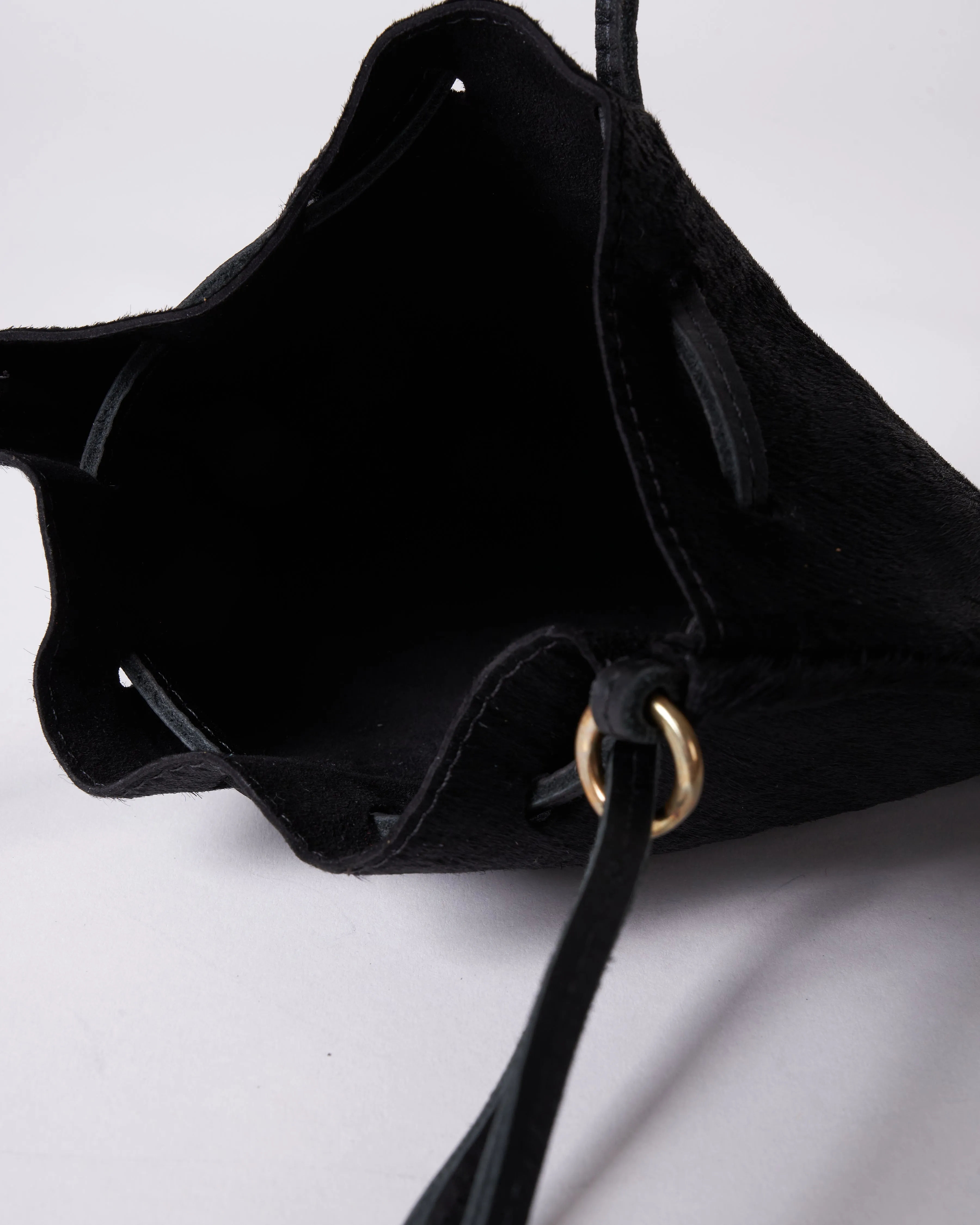 crossbody - black pony