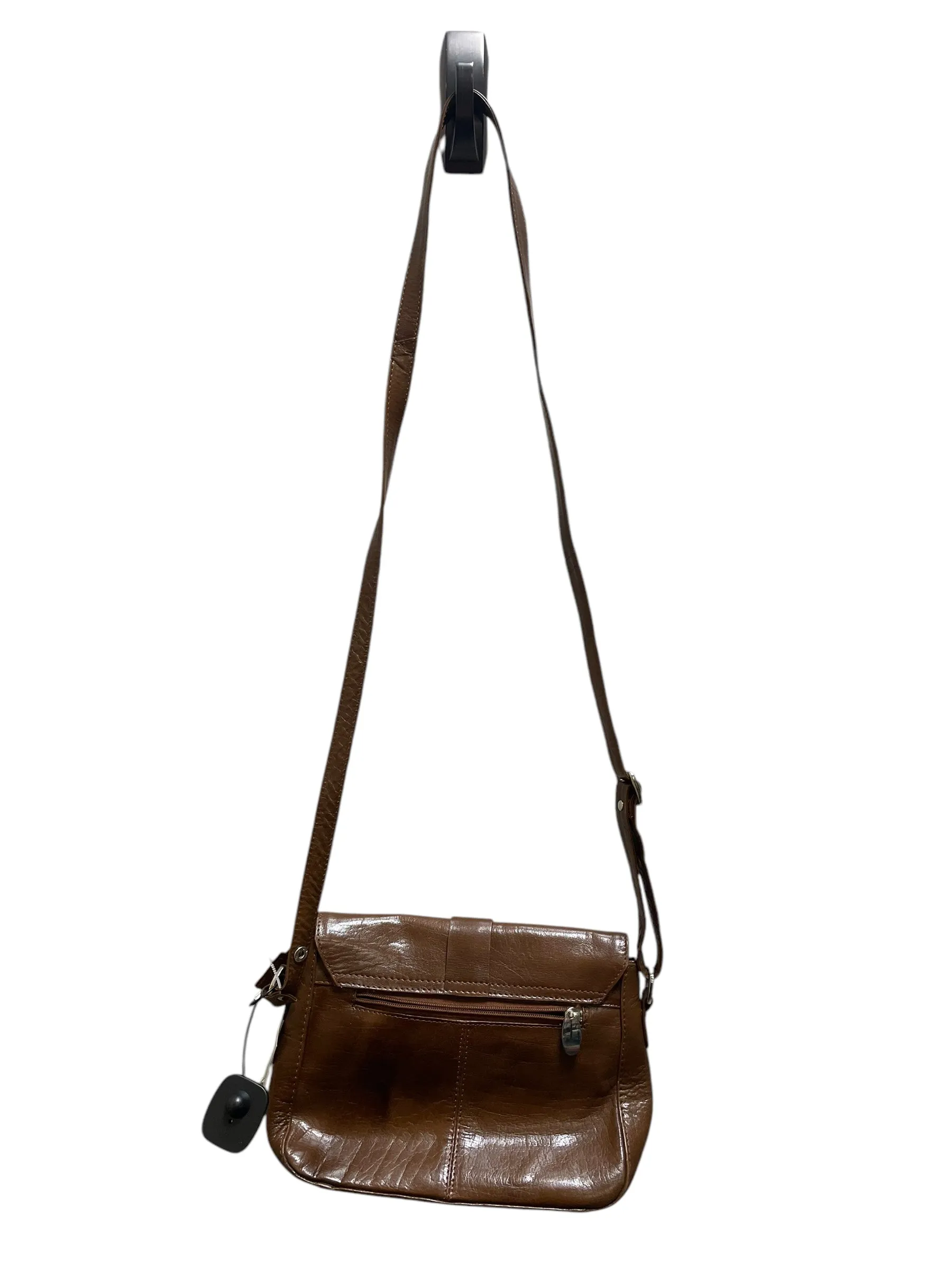 Crossbody Leather By Clothes Mentor, Size: Medium
