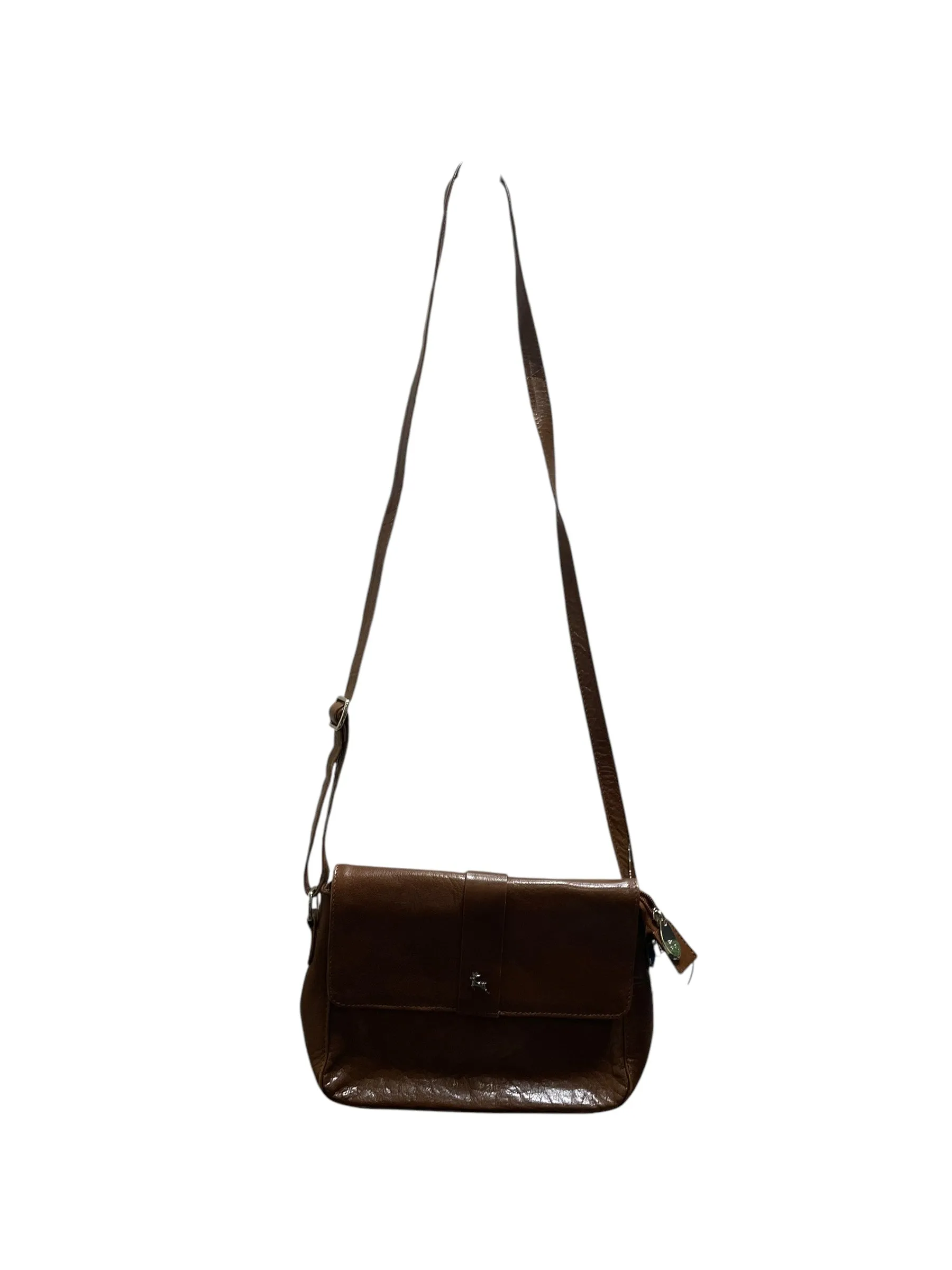 Crossbody Leather By Clothes Mentor, Size: Medium